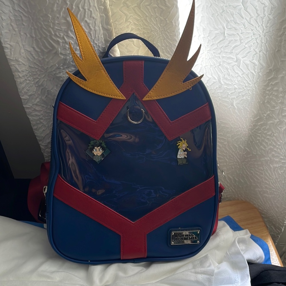 My Hero Academia All Might Pin Collector Mini Backpack LIMITED EDITION